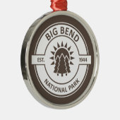 Big Bend National Park Metalen Ornament (Rechts)