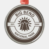 Big Bend National Park Metalen Ornament (Voorkant)