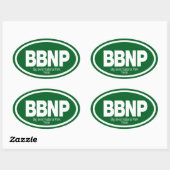 Big Bend National Park Ovale Sticker (Vel)