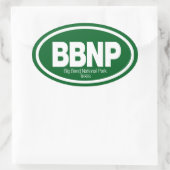 Big Bend National Park Ovale Sticker (Tas)