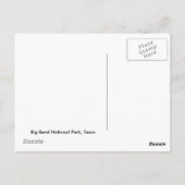Big Bend National Park Post Card Briefkaart (Achterkant)