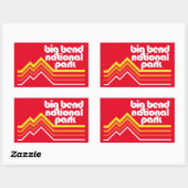 Big Bend National Park Rechthoekige Sticker (Vel)