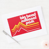 Big Bend National Park Rechthoekige Sticker (Envelop)