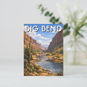 Big Bend National Park Reis Briefkaart (Staand voorkant)