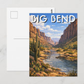 Big Bend National Park Reis Briefkaart (Voorkant / Achterkant)