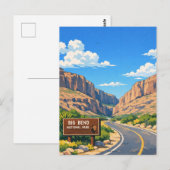 Big Bend National Park Reis Briefkaart (Voorkant / Achterkant)