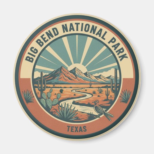 Big Bend National Park Reis Magneet (Voorkant)