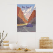 Big Bend National Park Reisposter Poster (Keuken)