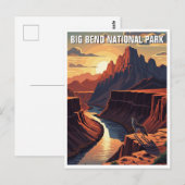 Big Bend National Park Reizen Briefkaart (Voorkant / Achterkant)