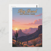 Big Bend National Park Reizen Briefkaart (Voorkant / Achterkant)