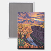Big Bend National Park Reizen Magneet (Voorkant / Achterkant)