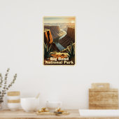 Big Bend National Park Retro Poster (Keuken)