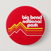Big Bend National Park Ronde Button 7,6 Cm (Voorkant)