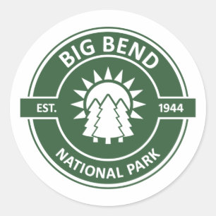 Big Bend National Park Ronde Sticker
