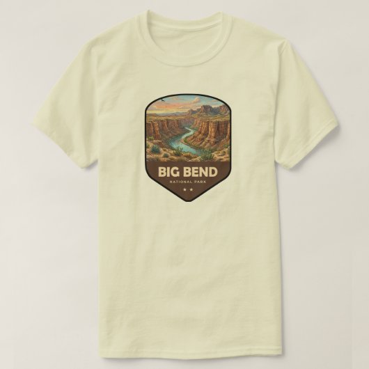 Big Bend National Park Schild T-shirt (Design voorkant)
