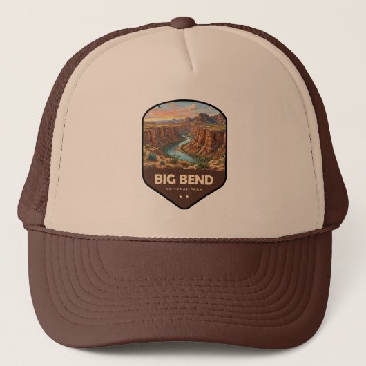 Big Bend National Park Schild Trucker Pet (Voorkant)