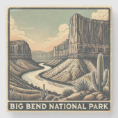 Big Bend National Park Stenen Onderzetter (Voorkant)
