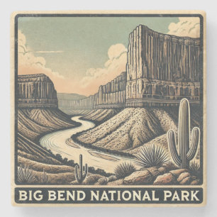 Big Bend National Park Stenen Onderzetter