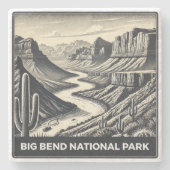 Big Bend National Park Stenen Onderzetter (Voorkant)