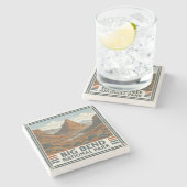 Big Bend National Park Stenen Onderzetter (Zijkant)