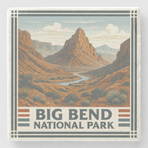 Big Bend National Park Stenen Onderzetter
