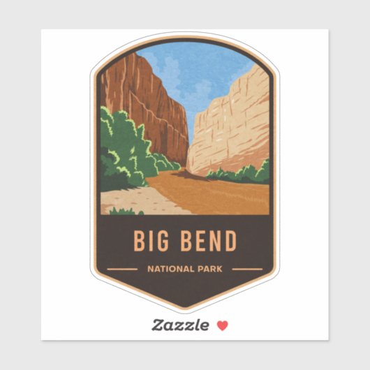 Big Bend National Park Sticker (Vel)