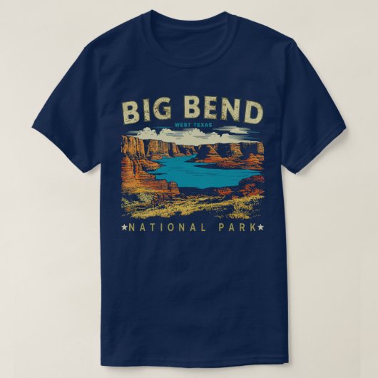 Big Bend National Park T-shirt (Design voorkant)