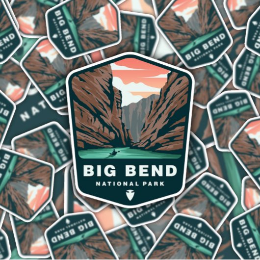 Big Bend National Park Texas | Afgesneden Sticker