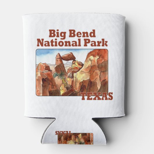 Big Bend National Park, Texas Blikjeskoeler (Achterkant)