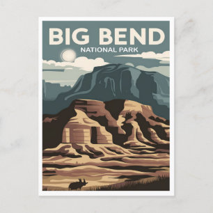 Big Bend National Park Texas Briefkaart