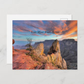 Big Bend National Park, Texas Briefkaart (Voorkant / Achterkant)