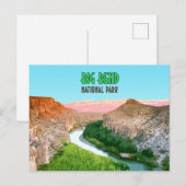 Big Bend National Park Texas Briefkaart (Voorkant / Achterkant)
