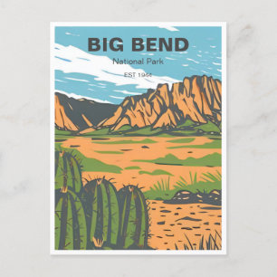 Big Bend National Park Texas Chihuahuan Briefkaart