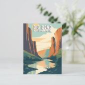 Big Bend National Park Texas Chihuahuan Briefkaart (Staand voorkant)