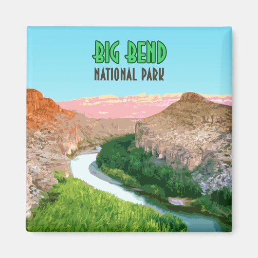 Big Bend National Park Texas Magneet (Voorkant)