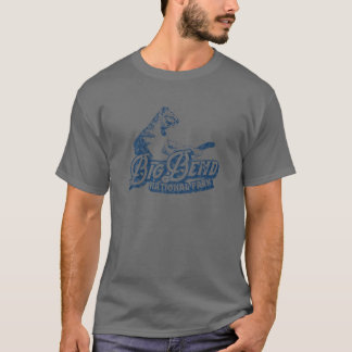 Big Bend National Park Texas Mountain Lion Retro D T-shirt