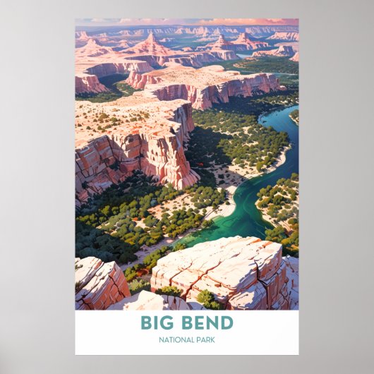 Big Bend National Park, Texas Poster (Voorkant)
