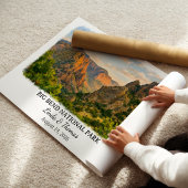 Big Bend National Park Texas Poster, Aquarel Poster