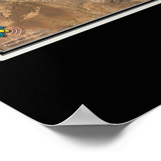 Big Bend National Park Texas Satellite Poster Map (Hoek)