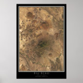 Big Bend National Park Texas Satellite Poster Map (Voorkant)