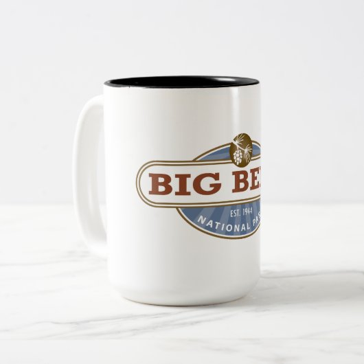 Big Bend National Park Texas Tweekleurige Koffiemok (Voorkant links)