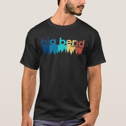 Big Bend National Park Texas TX 1 T-shirt (Voorkant)
