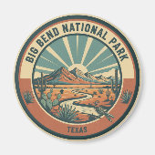 Big Bend National Park Travel Magneet (Voorkant)