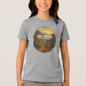 Big Bend National Park Tri-Blend Shirt (Voorkant)