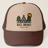 Big Bend National Park Trucker Pet (Voorkant)