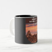 Big Bend National Park Tweekleurige Koffiemok (Voorkant links)