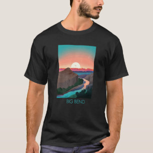 Big Bend National Park US Retro T-shirt