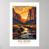 Big Bend National Park, Verenigde Staten Nationaal Poster (Voorkant)