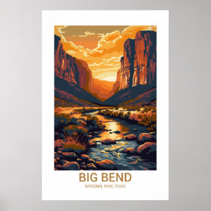 Big Bend National Park, Verenigde Staten Nationaal Poster