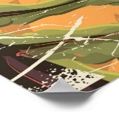 Big bend national park vintage travel poster (Hoek)